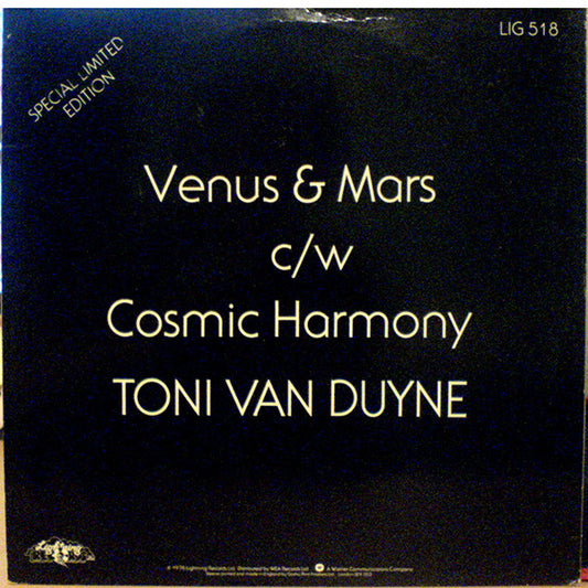 Toni Van Duyne : Venus & Mars (12", Single, Ltd, S/Edition)