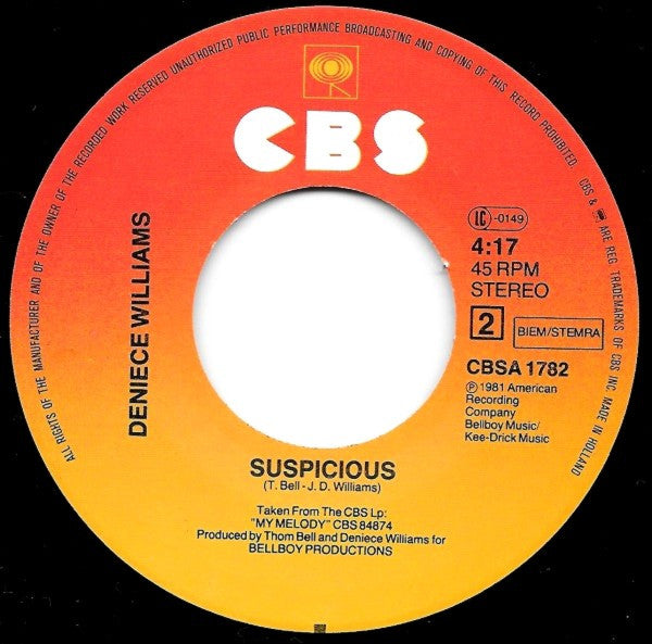 Deniece Williams : My Melody (7", Single)