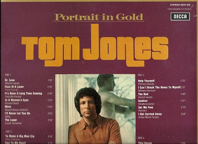 Tom Jones : Portrait In Gold (2xLP, Comp, Gat)