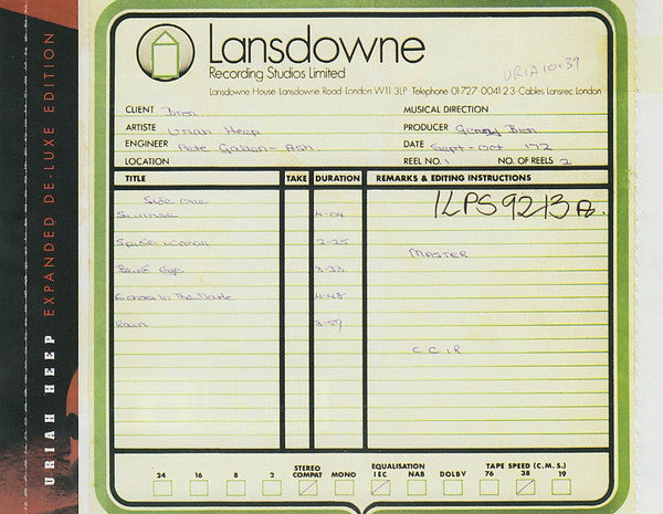 Uriah Heep : The Magician's Birthday (CD, Album, Dlx, RE, RM, RP, Exp)