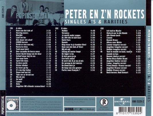 Peter Koelewijn & Zijn Rockets : Singles A's & Rarities (3xCD, Comp)
