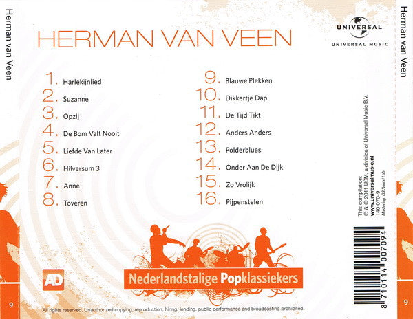 Herman van Veen : Nederlandstalige Popklassiekers (CD, Comp)
