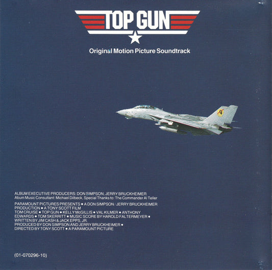 Various : Top Gun - Original Motion Picture Soundtrack (CD, Album, RE)