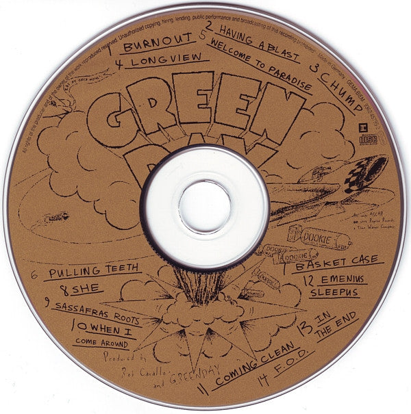 Green Day : Dookie (CD, Album, Gre)