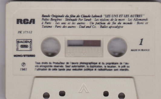 Francis Lai & Michel Legrand : Les Uns Et Les Autres (Bande Originale Du Film) (Cass, Album, Dou)