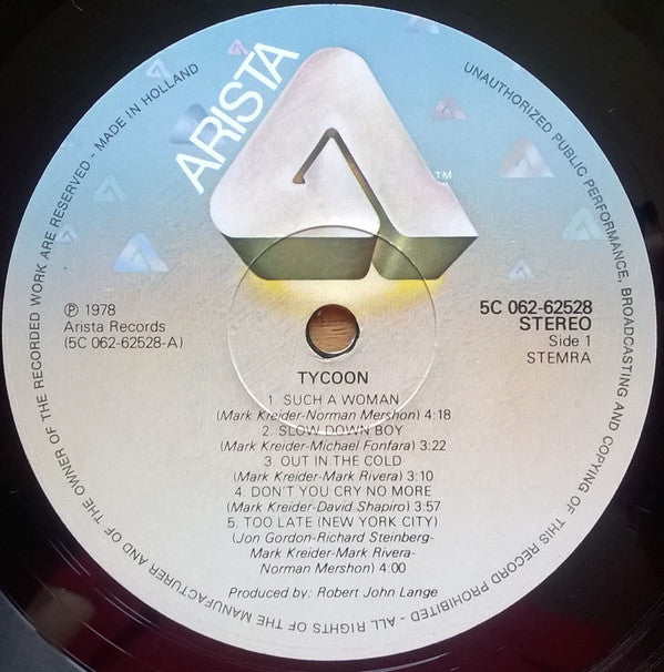 Tycoon (3) : Tycoon (LP, Album)