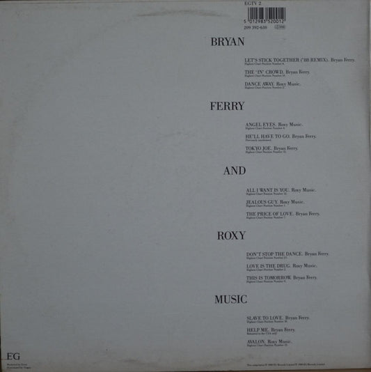 Bryan Ferry / Roxy Music : Bryan Ferry - The Ultimate Collection With Roxy Music (LP, Comp)