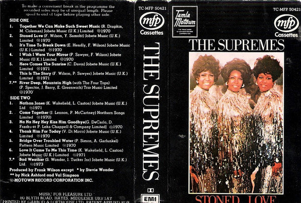 The Supremes : Stoned Love (Cass, Comp)