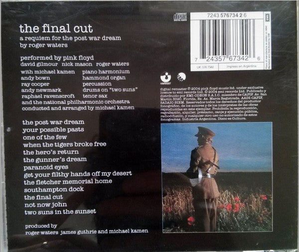 Pink Floyd : The Final Cut (CD, Album)