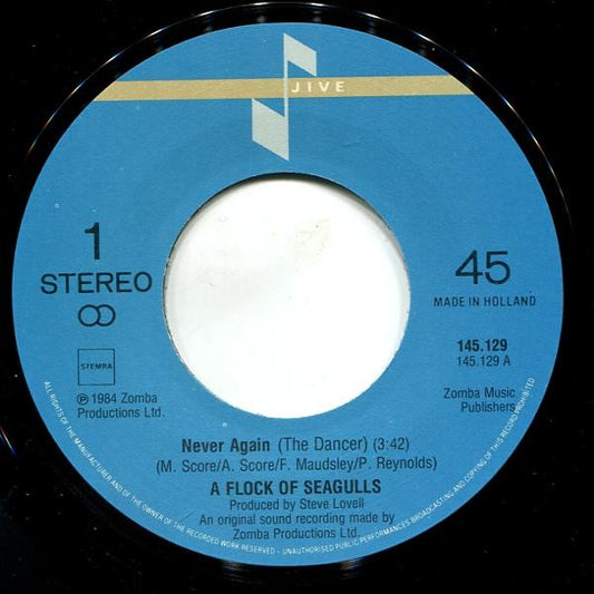 A Flock Of Seagulls : Never Again (The Dancer) (7", Single)