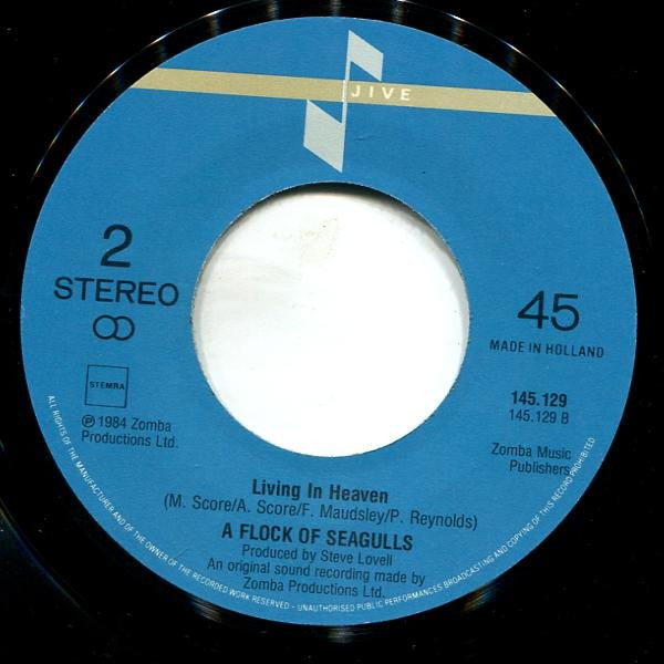 A Flock Of Seagulls : Never Again (The Dancer) (7", Single)