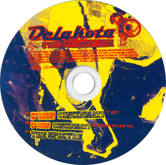 Delakota : C'mon Cincinnati (CD, Single)