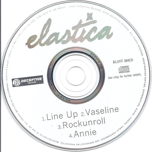 Elastica (2) : Line Up (CD, Single)