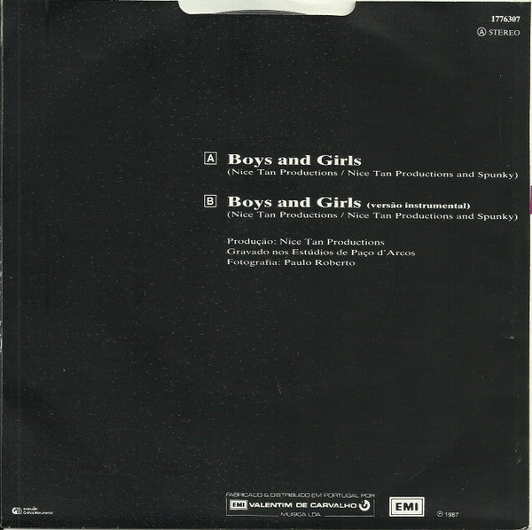 Spunky (6) : Boys And Girls (7", Single)