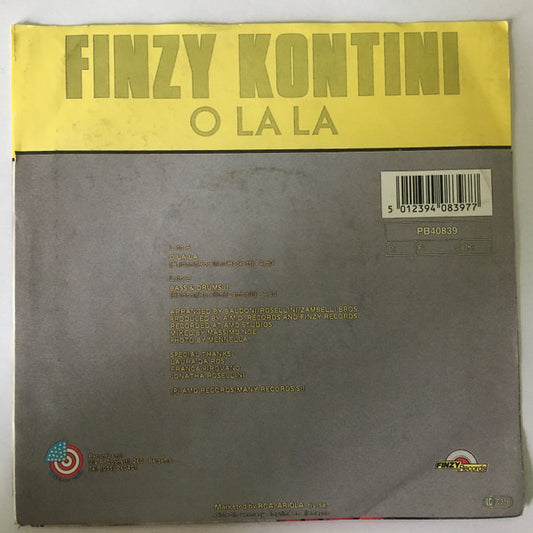Finzy Kontini : O La La (7", Single)