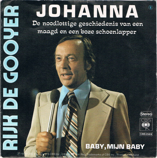 Rijk De Gooyer : Johanna (7", Single)