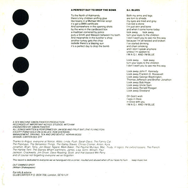 Carter The Unstoppable Sex Machine : 101 Damnations (CD, Album, RE)