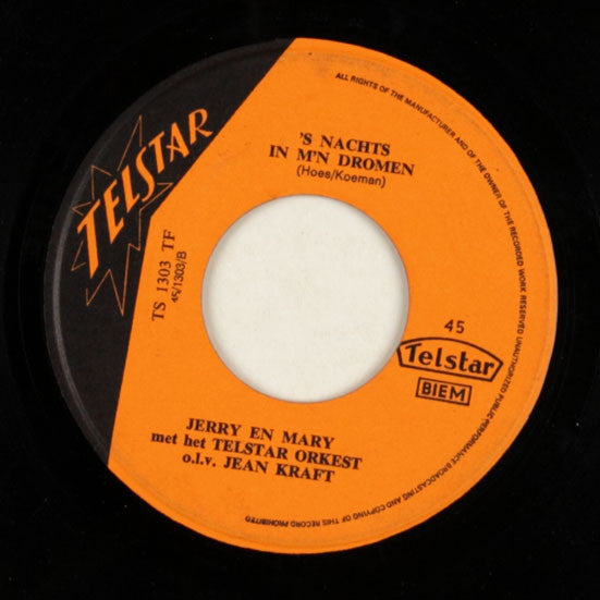 Jerry En Mary Bey : Apachendwang / 's Nachts In Mijn Dromen (7", Single)