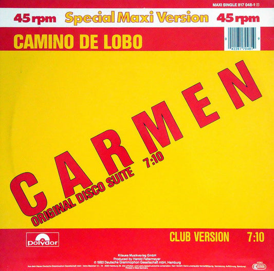 Camino De Lobo : Carmen (12", Maxi)
