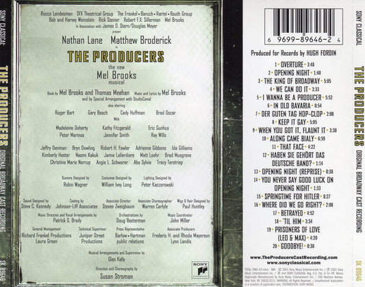 "The Producers" Original Broadway Cast : The Producers (Original Broadway Cast Recording) (CD, Album)
