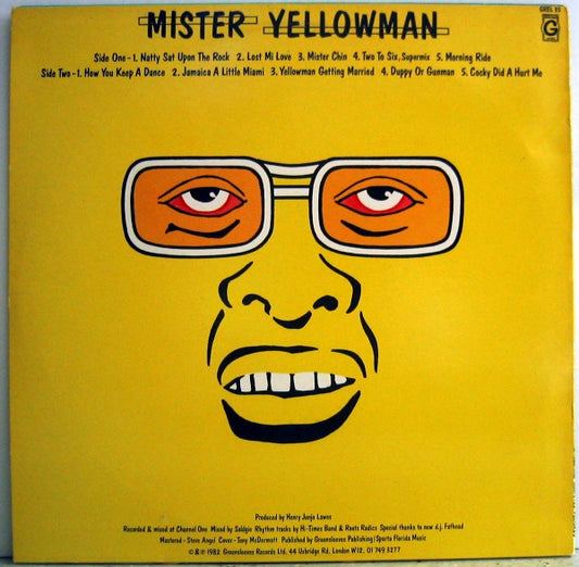Yellowman : Mister Yellowman (LP, Album)