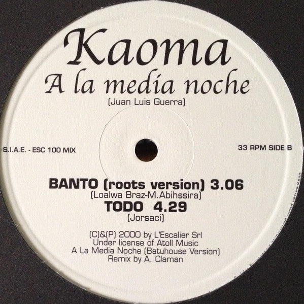 Kaoma : A La Media Noche (12")