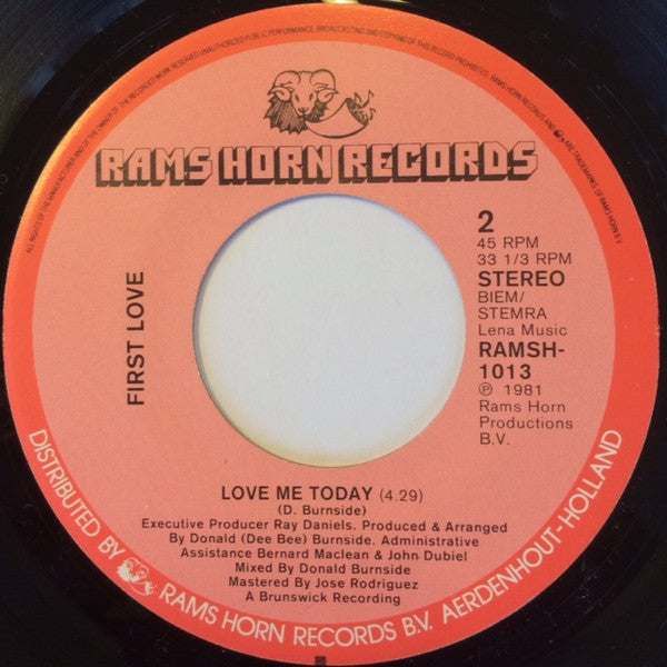 First Love : Don't Say Goodnight (7", Single)