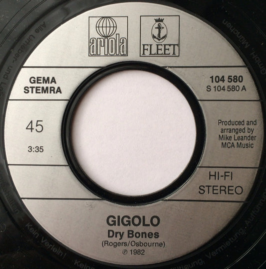 Gigolo (9) : Dry Bones (7")