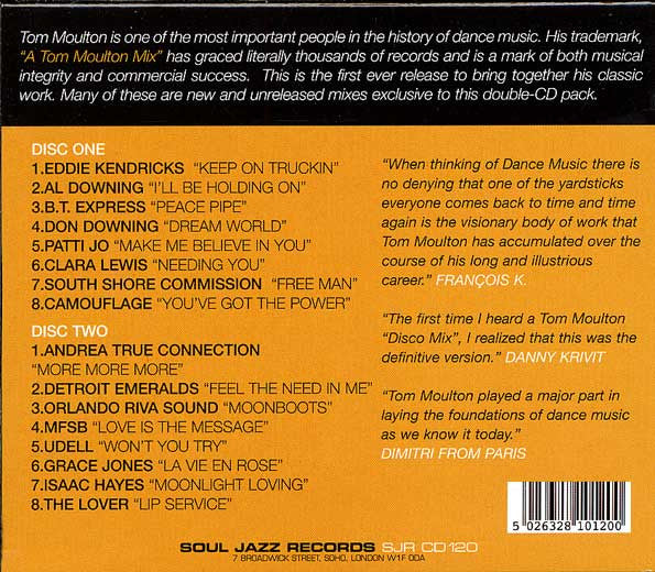 Tom Moulton : A Tom Moulton Mix (2xCD, Comp)
