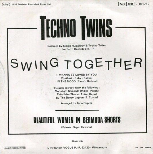 Techno Twins : Swing Together (7")