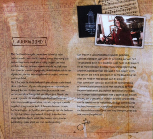 Joke Buis : De Johannes De Heer Studio Sessies (CD, Album)