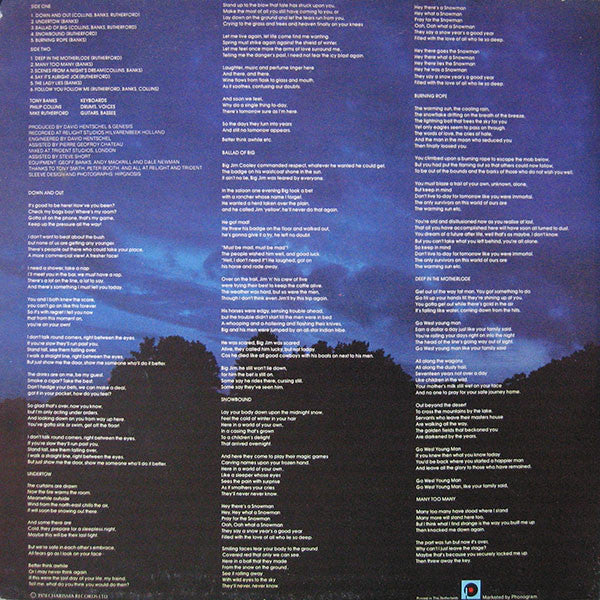 Genesis : ... And Then There Were Three (LP, Album, RE, Gat)