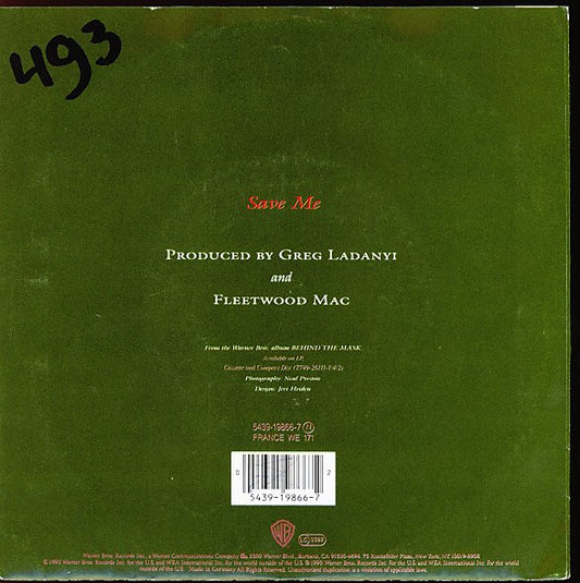 Fleetwood Mac : Save Me (7", Single)