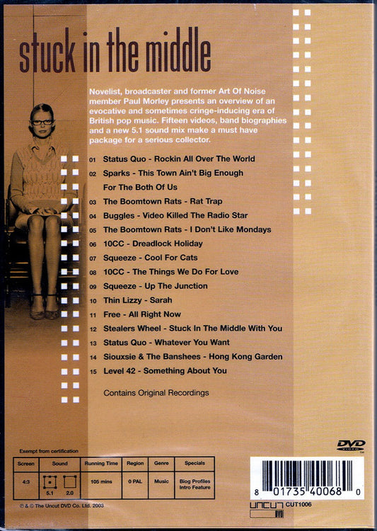 Various : Stuck In The Middle (DVD-V, Comp, Multichannel, PAL)