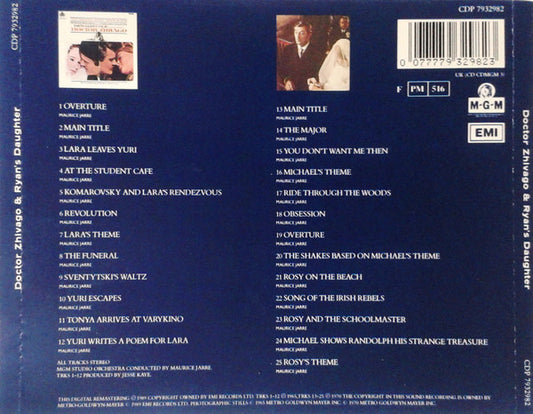 Maurice Jarre : Doctor Zhivago & Ryan's Daughter (CD, Comp, RM)