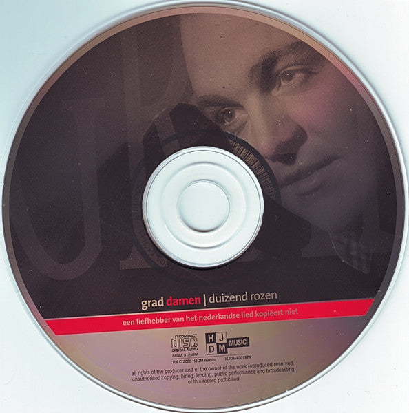 Grad Damen : Duizend Rozen (CD, Single)