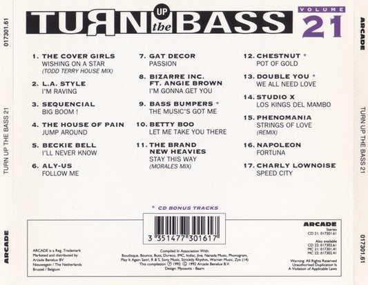 Various : Turn Up The Bass Volume 21 (CD, Comp)