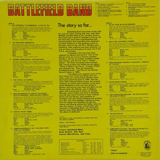 Battlefield Band : The Story So Far (LP, Comp)