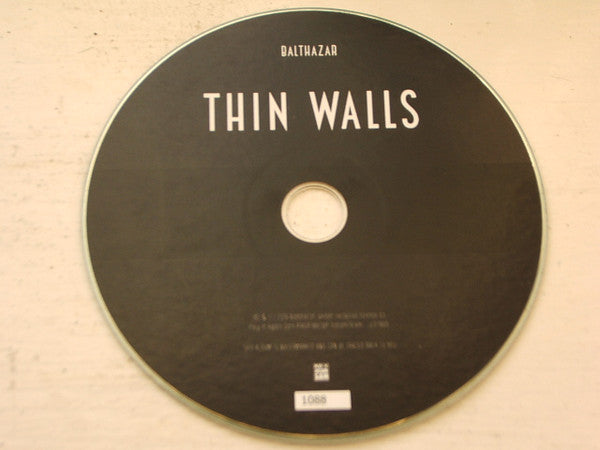 Balthazar (6) : Thin Walls (CDr, Album, Num, Promo, Wat)