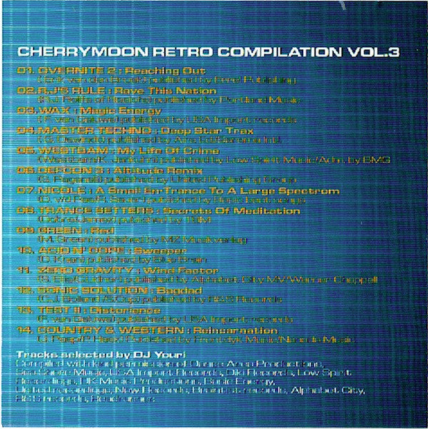 Various : Cherry Moon Retro Compilation Vol. 3 (CD, Comp)