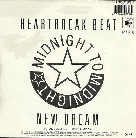 The Psychedelic Furs : Heartbreak Beat (7", Single)