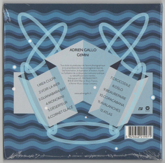 Adrien Gallo : Gemini (CD, Album, Dig)