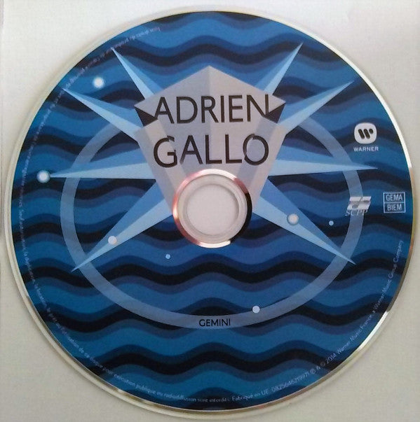 Adrien Gallo : Gemini (CD, Album, Dig)