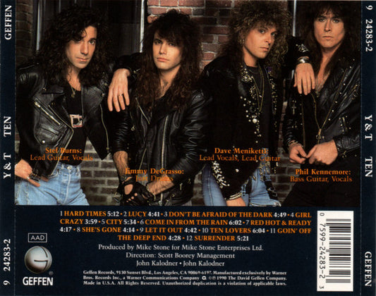 Y & T : Ten (CD, Album)
