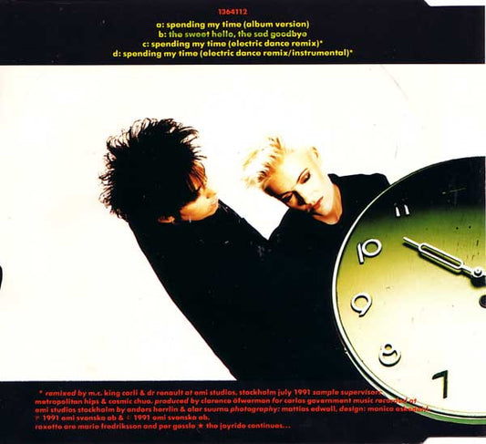 Roxette : Spending My Time (CD, Maxi)