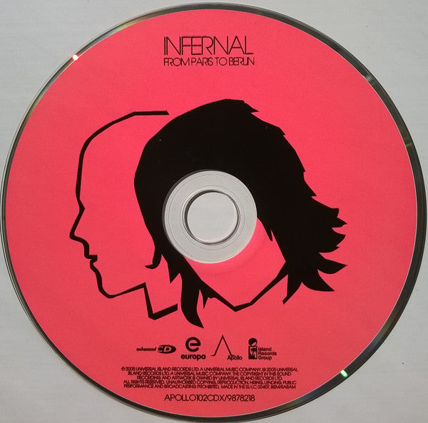 Infernal : From Paris To Berlin - The Club Mixes (CD, Maxi, Enh, CD2)
