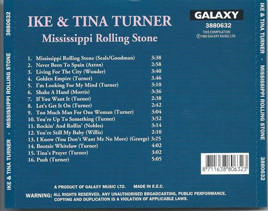 Ike & Tina Turner : Mississippi Rolling Stone (CD, Comp)