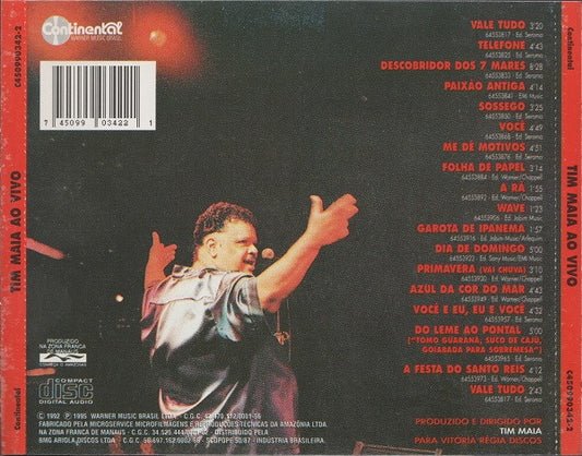 Tim Maia : Ao Vivo (CD, Album, RE)
