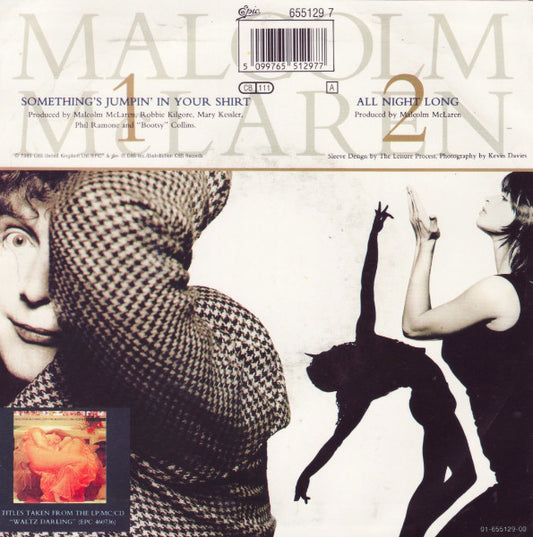 Lisa Marie With Malcolm McLaren And The Bootzilla Orchestra : Something's Jumpin' In Your Shirt (7", Single)