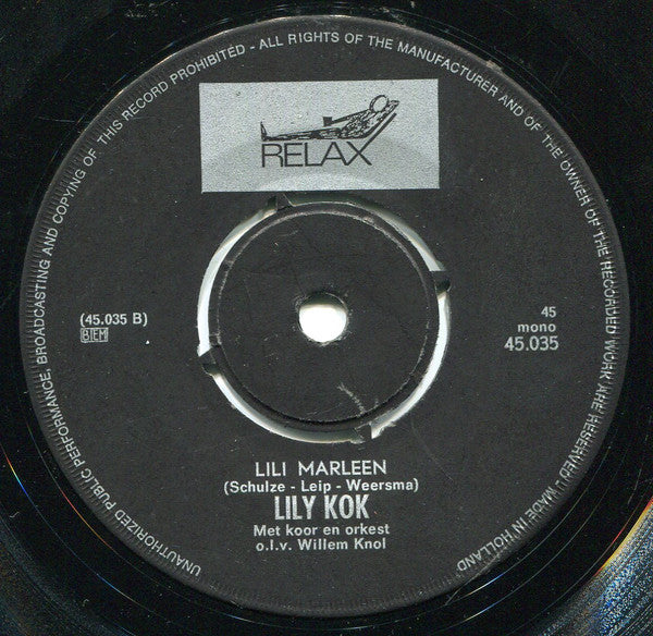 Lily Kok : De Soldaat (7", Single)